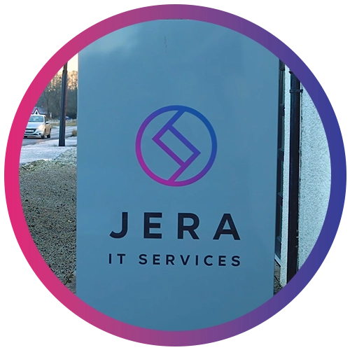 Jera IT sign outside office